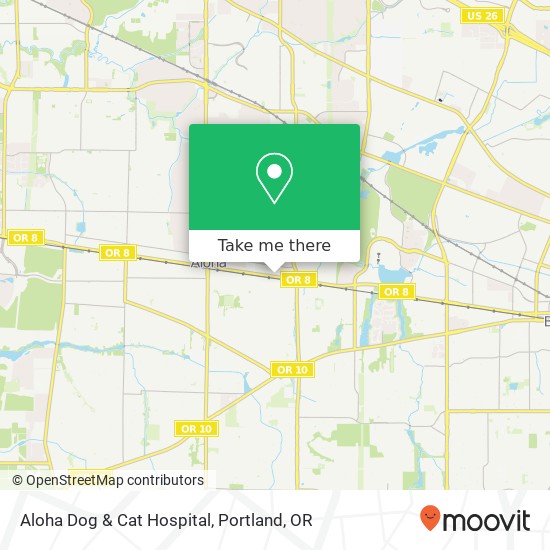 Mapa de Aloha Dog & Cat Hospital