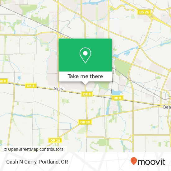 Cash N Carry map