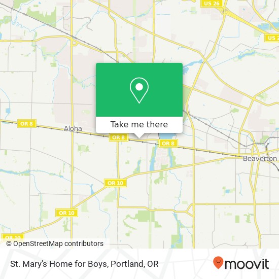 St. Mary's Home for Boys map