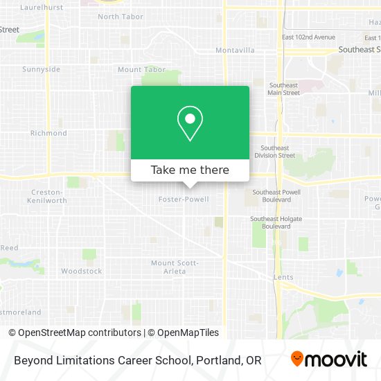 Mapa de Beyond Limitations Career School
