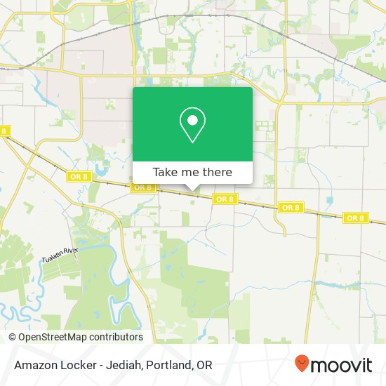 Mapa de Amazon Locker - Jediah