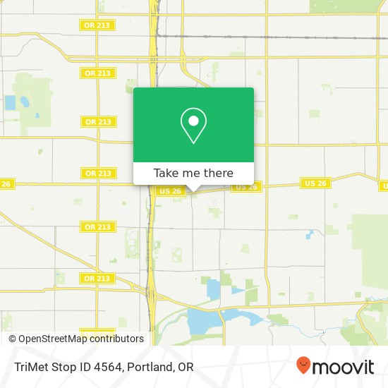 Mapa de TriMet Stop ID 4564