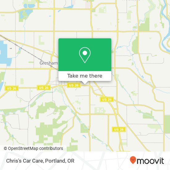 Chris's Car Care map