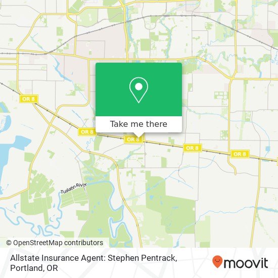 Mapa de Allstate Insurance Agent: Stephen Pentrack