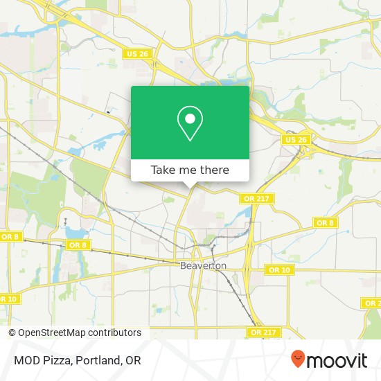 MOD Pizza map