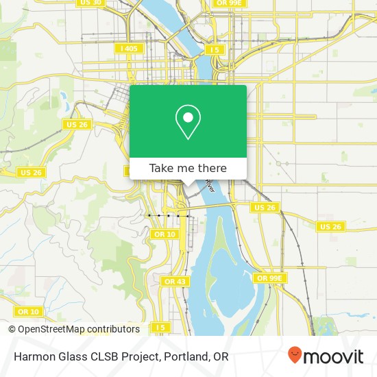 Mapa de Harmon Glass CLSB Project