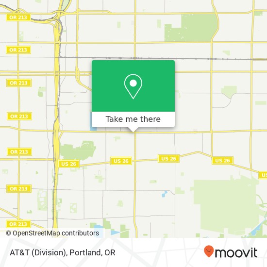 Mapa de AT&T (Division)
