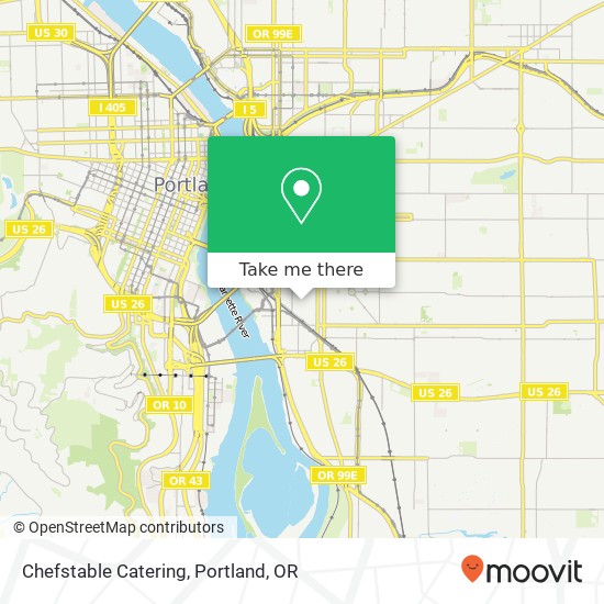 Chefstable Catering map