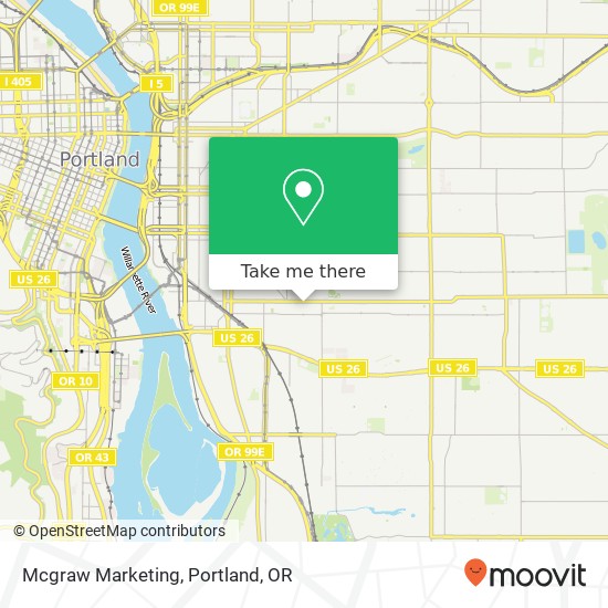 Mcgraw Marketing map