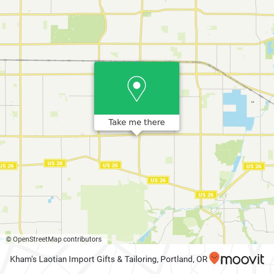 Kham's Laotian Import Gifts & Tailoring map