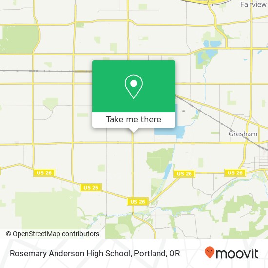 Rosemary Anderson High School map