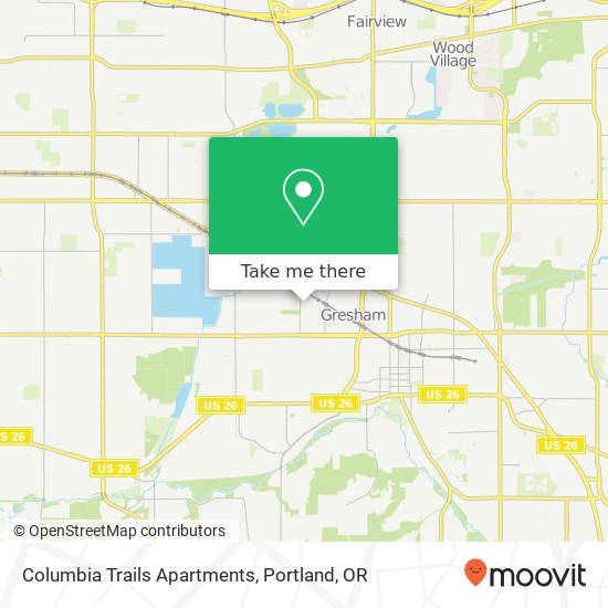 Columbia Trails Apartments map