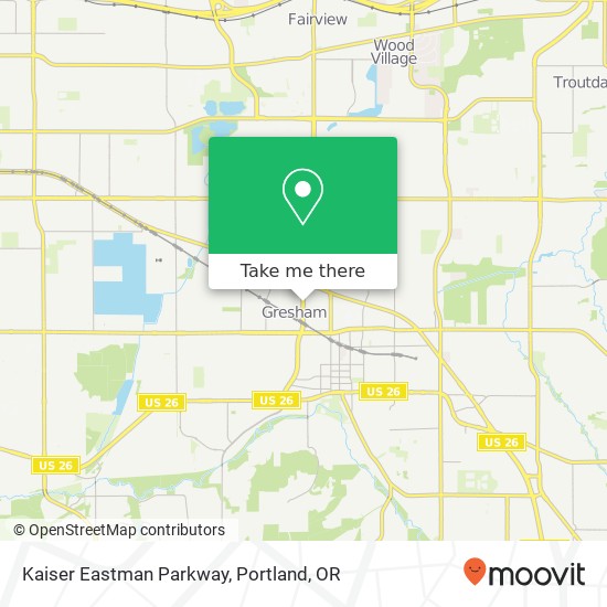 Mapa de Kaiser Eastman Parkway