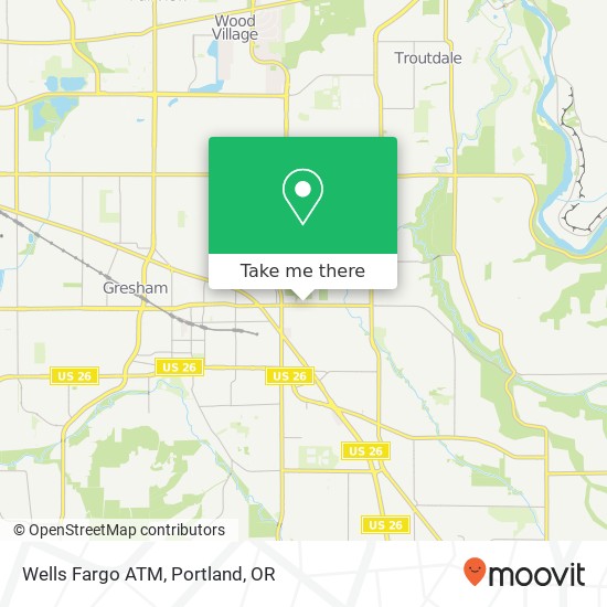 Wells Fargo ATM map