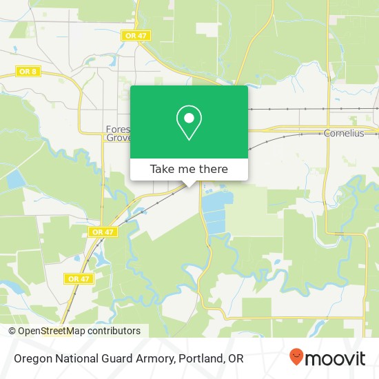 Oregon National Guard Armory map