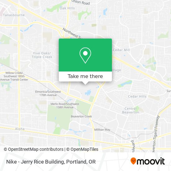 Mapa de Nike - Jerry Rice Building