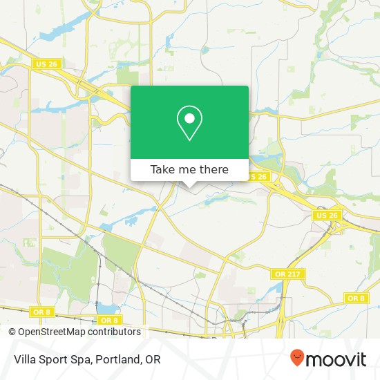 Villa Sport Spa map