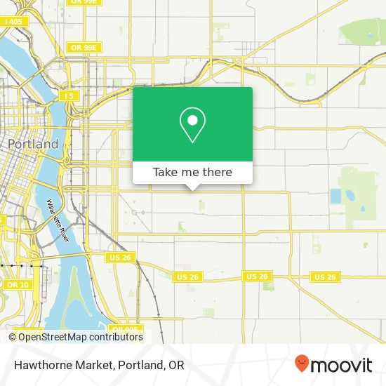 Hawthorne Market map
