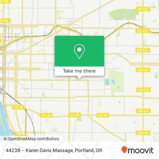 Mapa de 4423B -- Karen Davis Massage