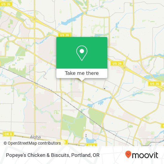 Mapa de Popeye's Chicken & Biscuits