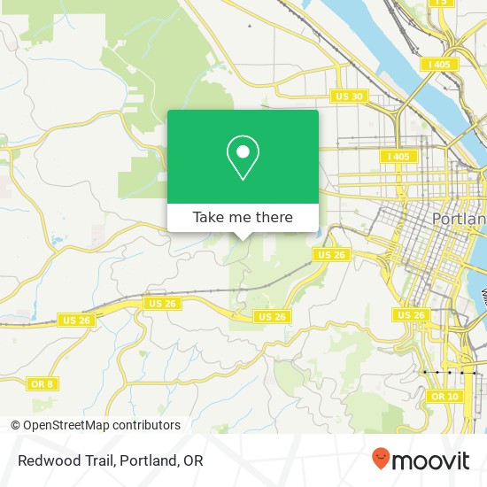 Redwood Trail map