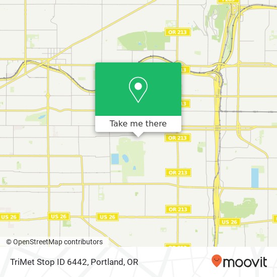 TriMet Stop ID 6442 map