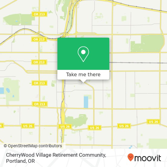 Mapa de CherryWood Village Retirement Community