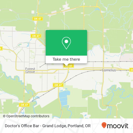 Mapa de Doctor's Office Bar - Grand Lodge