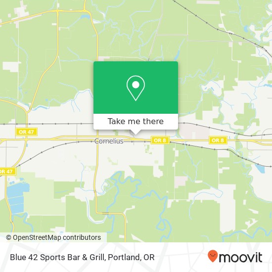 Blue 42 Sports Bar & Grill map
