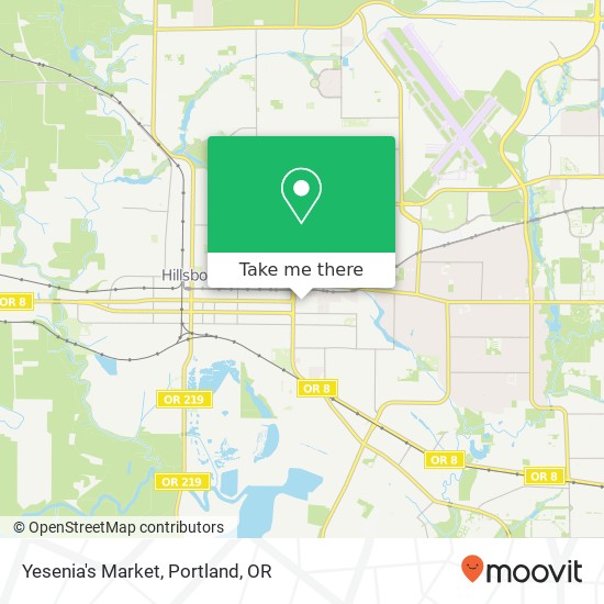 Yesenia's Market map