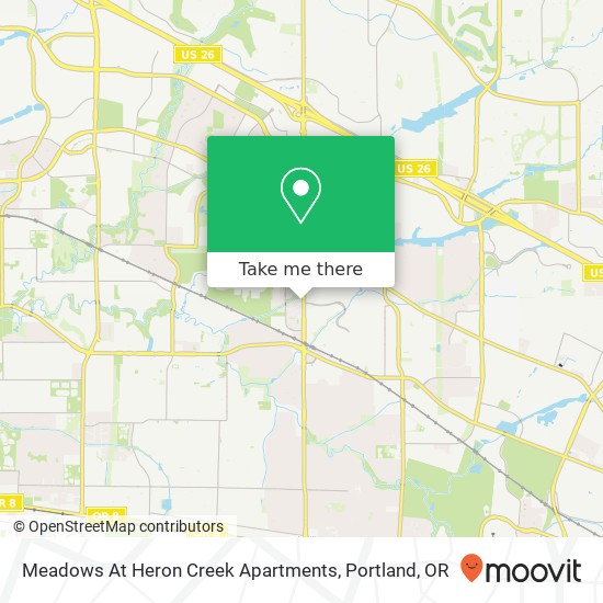 Meadows At Heron Creek Apartments map