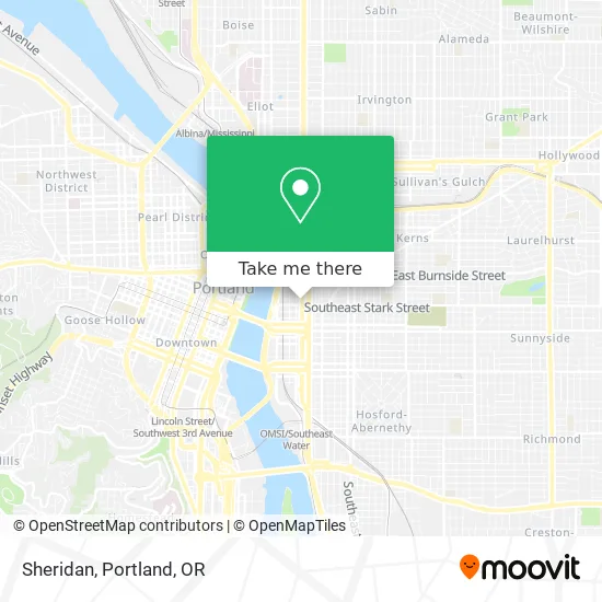 Sheridan map