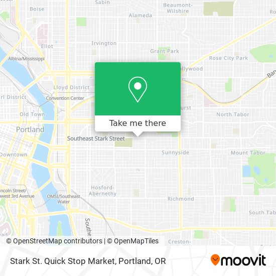 Stark St. Quick Stop Market map