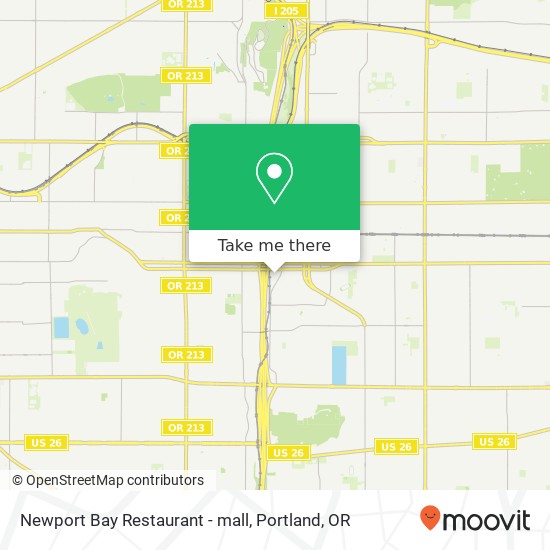 Mapa de Newport Bay Restaurant - mall