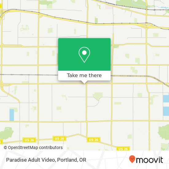 Paradise Adult Video map