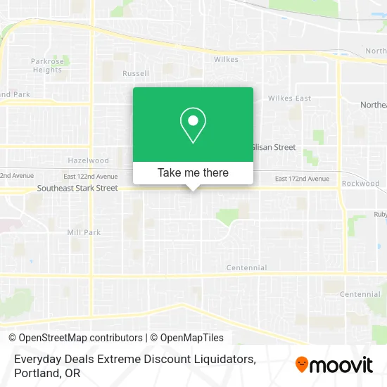 Everyday Deals Extreme Discount Liquidators map