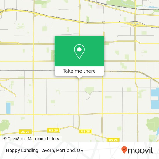 Happy Landing Tavern map