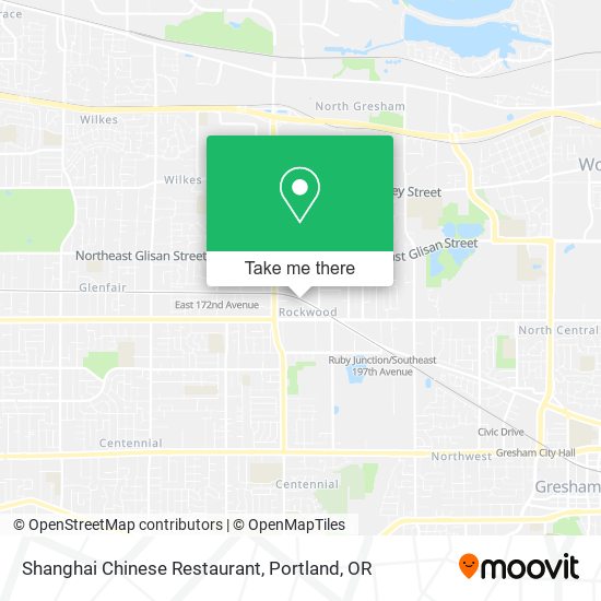 Mapa de Shanghai Chinese Restaurant