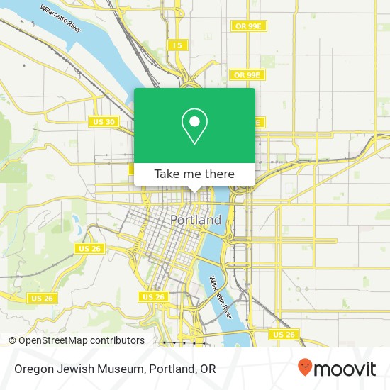 Oregon Jewish Museum map