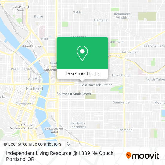 Independent Living Resource @ 1839 Ne Couch map