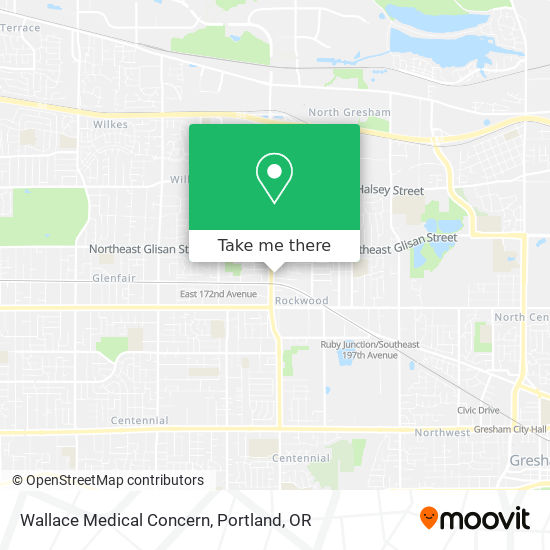Wallace Medical Concern map