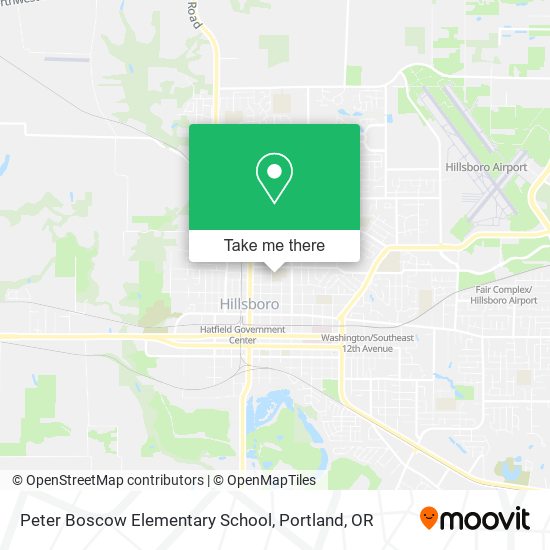 Mapa de Peter Boscow Elementary School