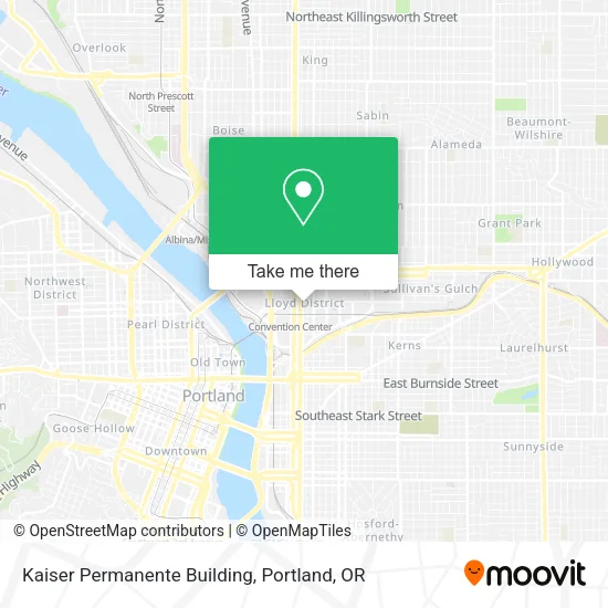 Mapa de Kaiser Permanente Building