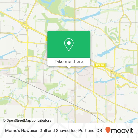 Momo's Hawaiian Grill and Shaved Ice map