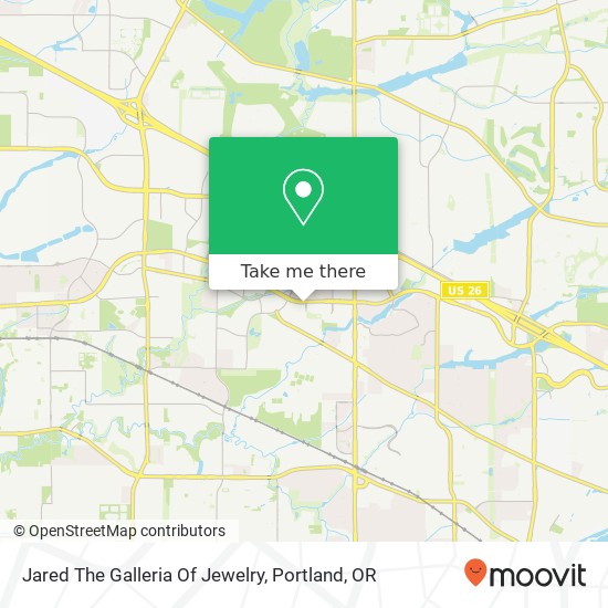Mapa de Jared The Galleria Of Jewelry