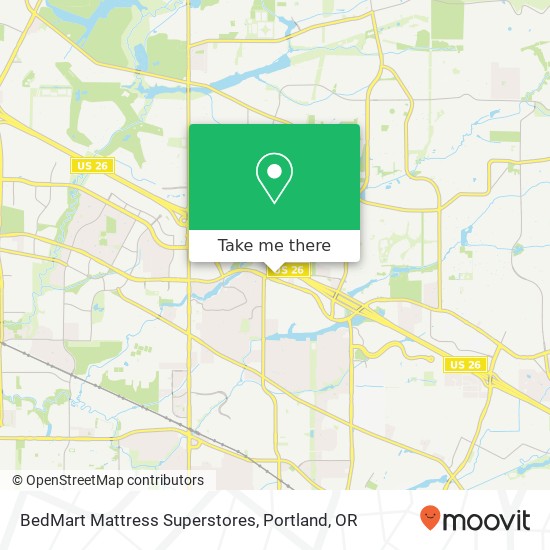 Mapa de BedMart Mattress Superstores