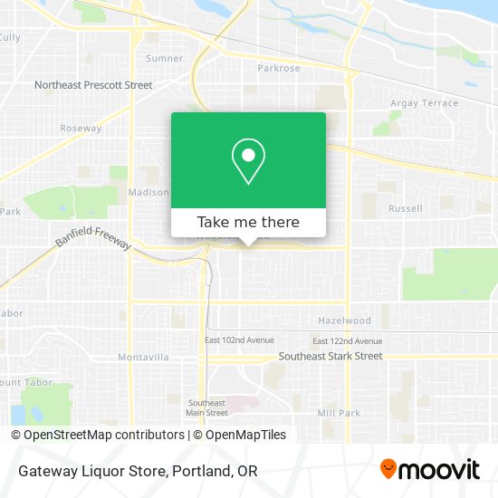 Mapa de Gateway Liquor Store