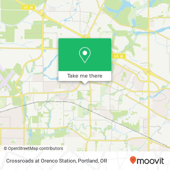 Crossroads at Orenco Station map