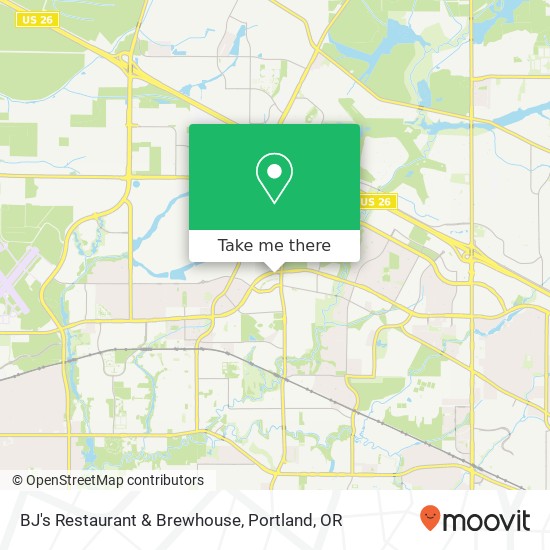 Mapa de BJ's Restaurant & Brewhouse