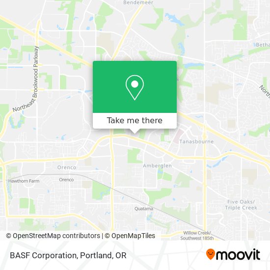 BASF Corporation map